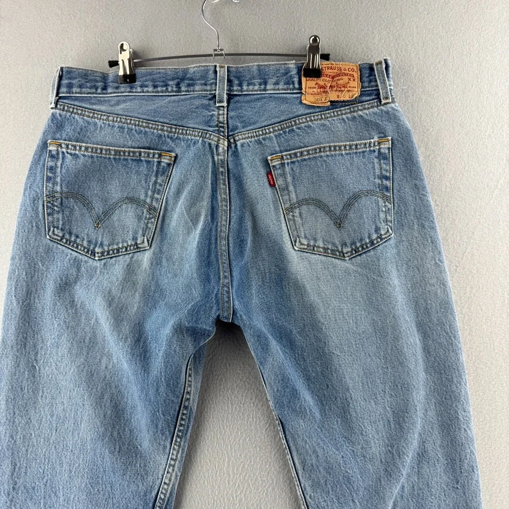 Vintage Levis Jeans Mens 38x32 (Fits 35x28) 501XX Distressed Y2K 2006